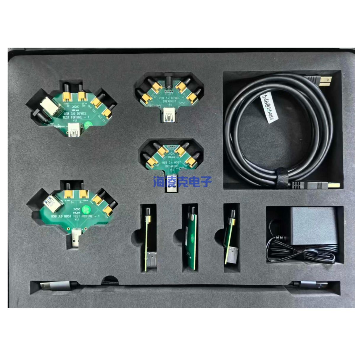 USB 3.0 A口测试夹具