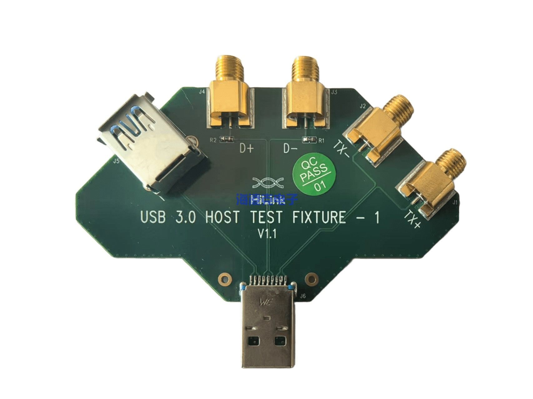 USB 3.0 A口测试夹具