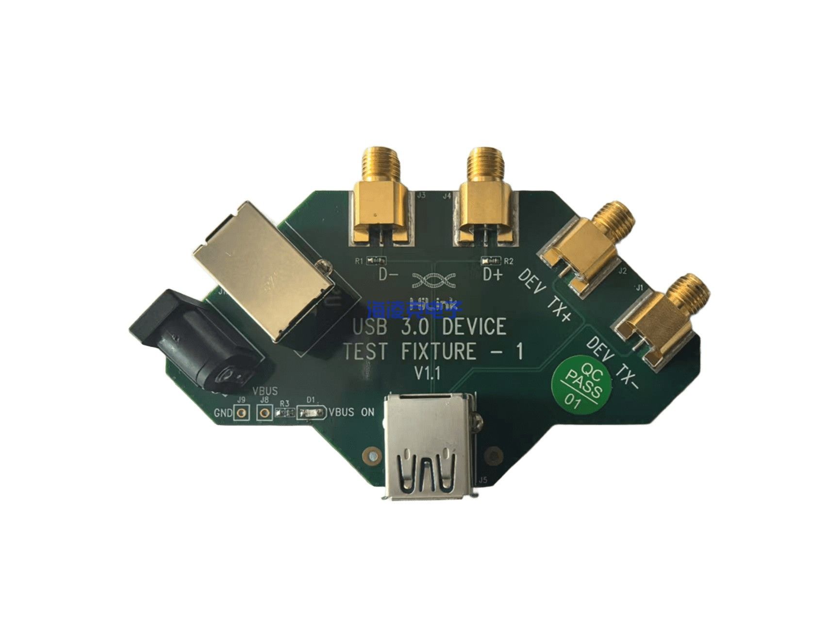 USB 3.0 A口测试夹具
