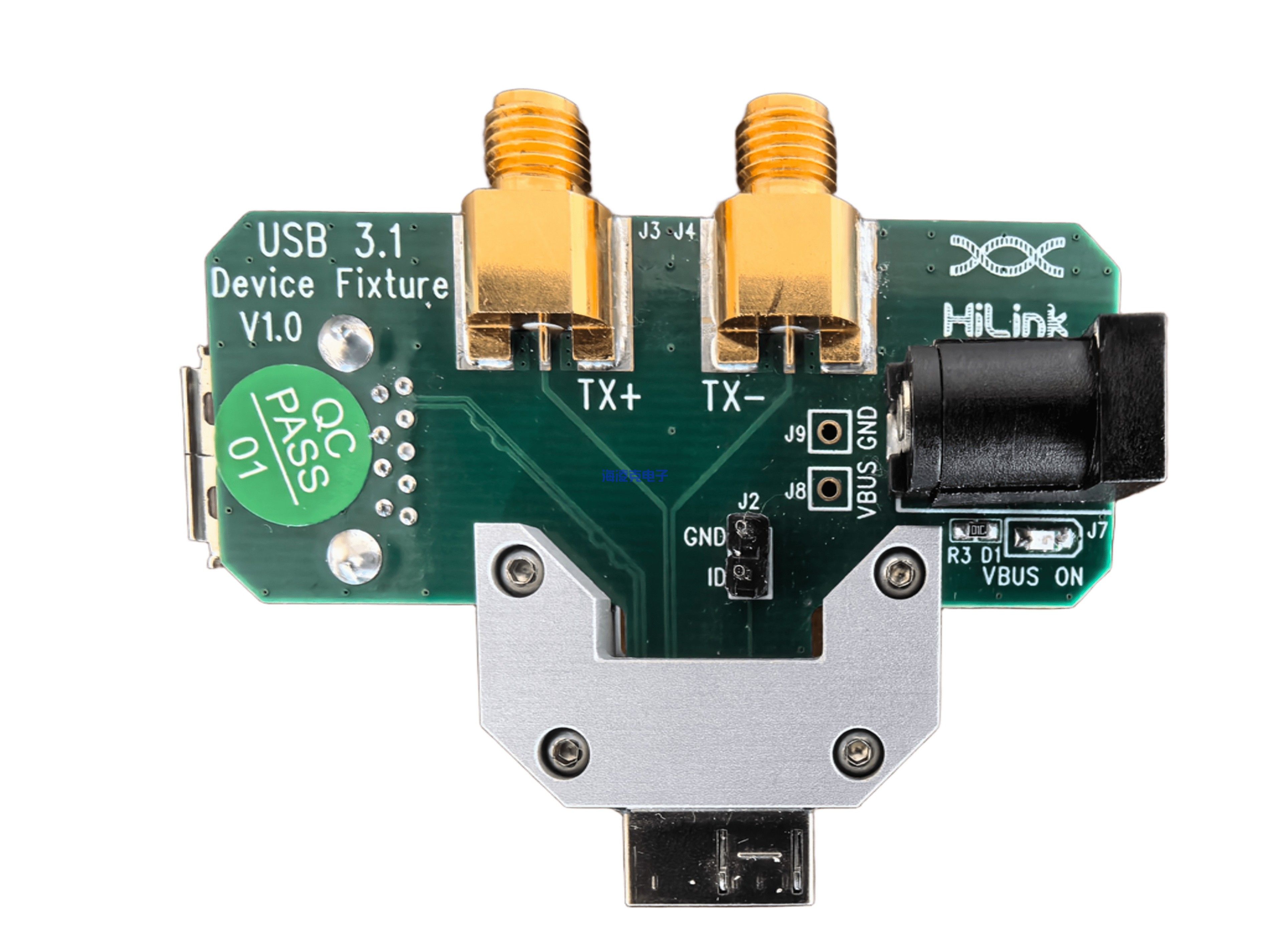 USB 3.1 A口测试夹具