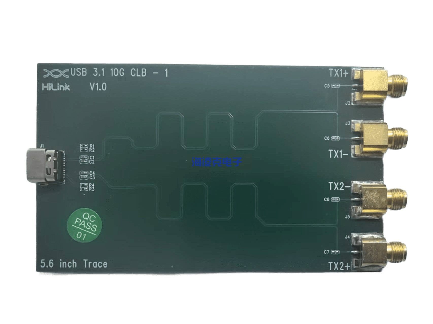 USB 3.1 C口测试夹具