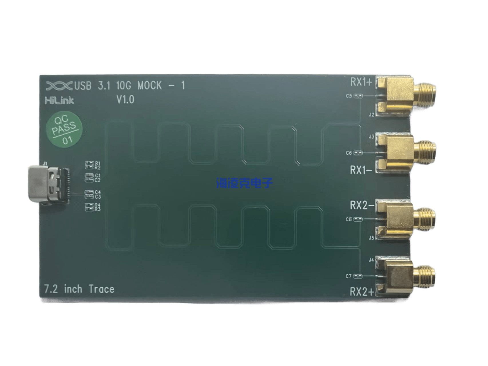 USB 3.1 C口测试夹具