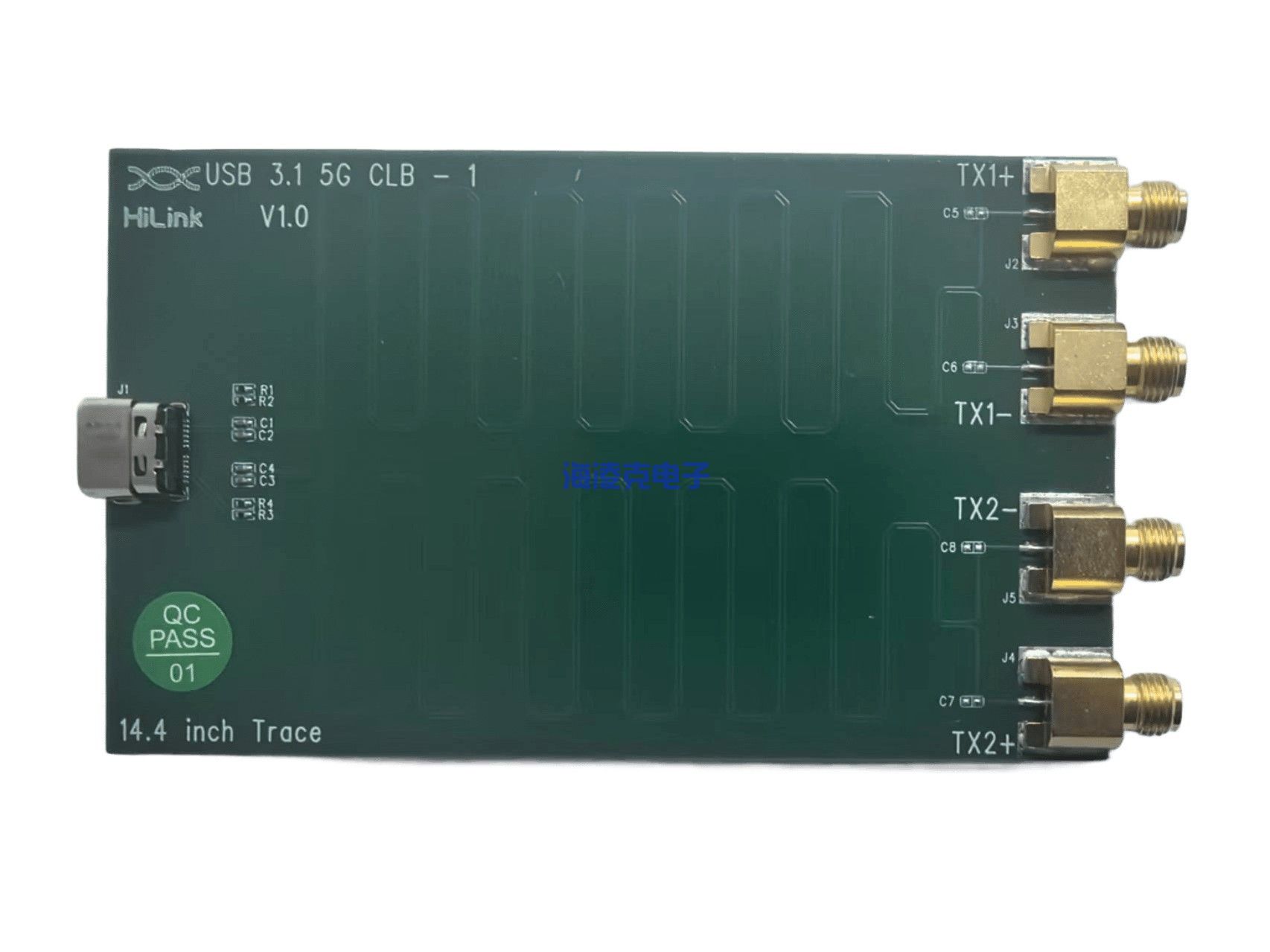 USB 3.1 C口测试夹具