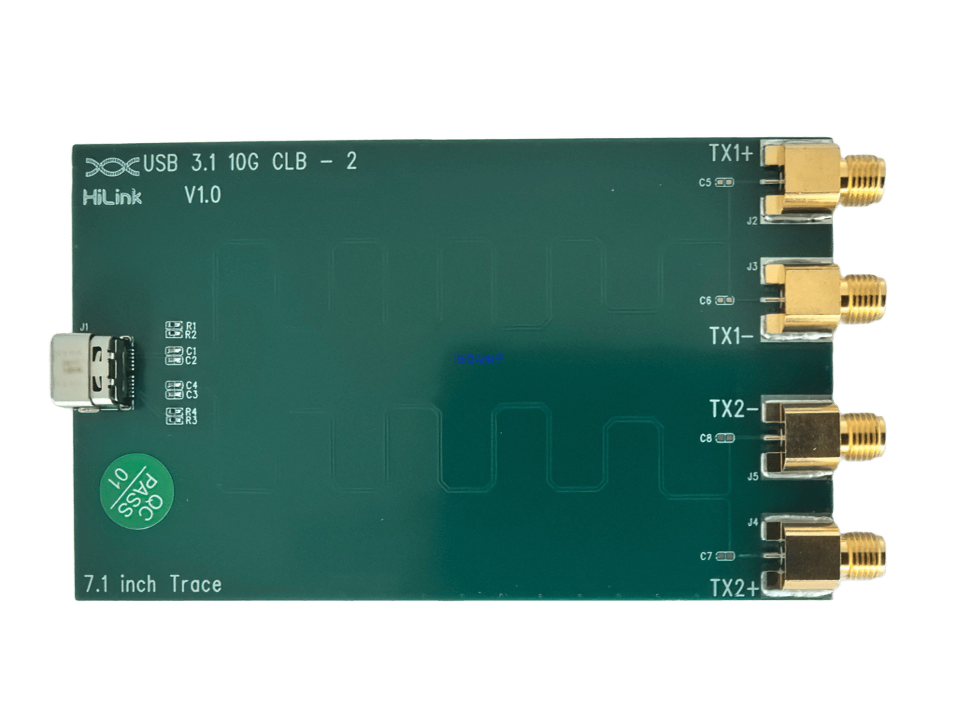 USB 3.1 C口测试夹具