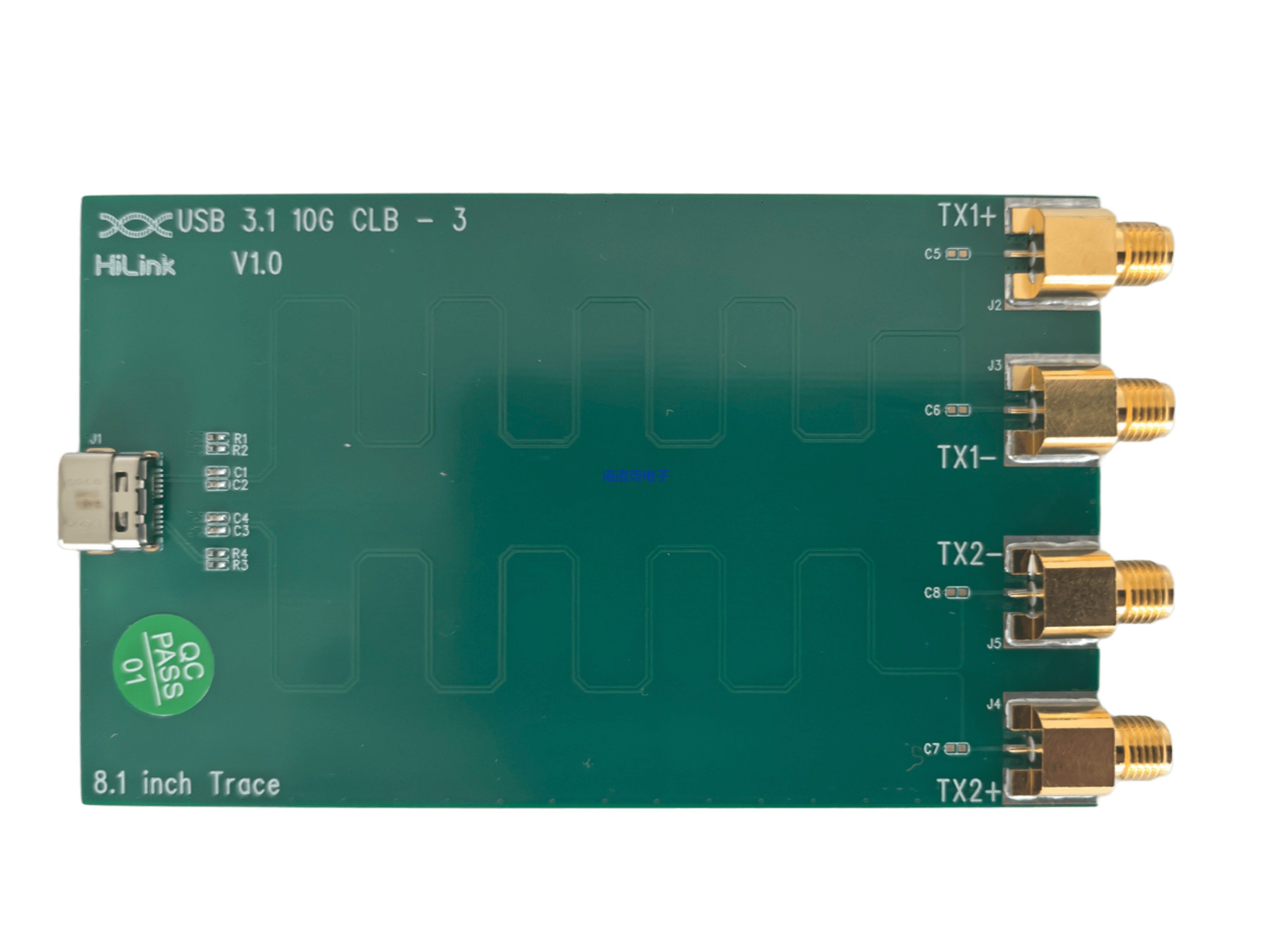 USB 3.1 C口测试夹具
