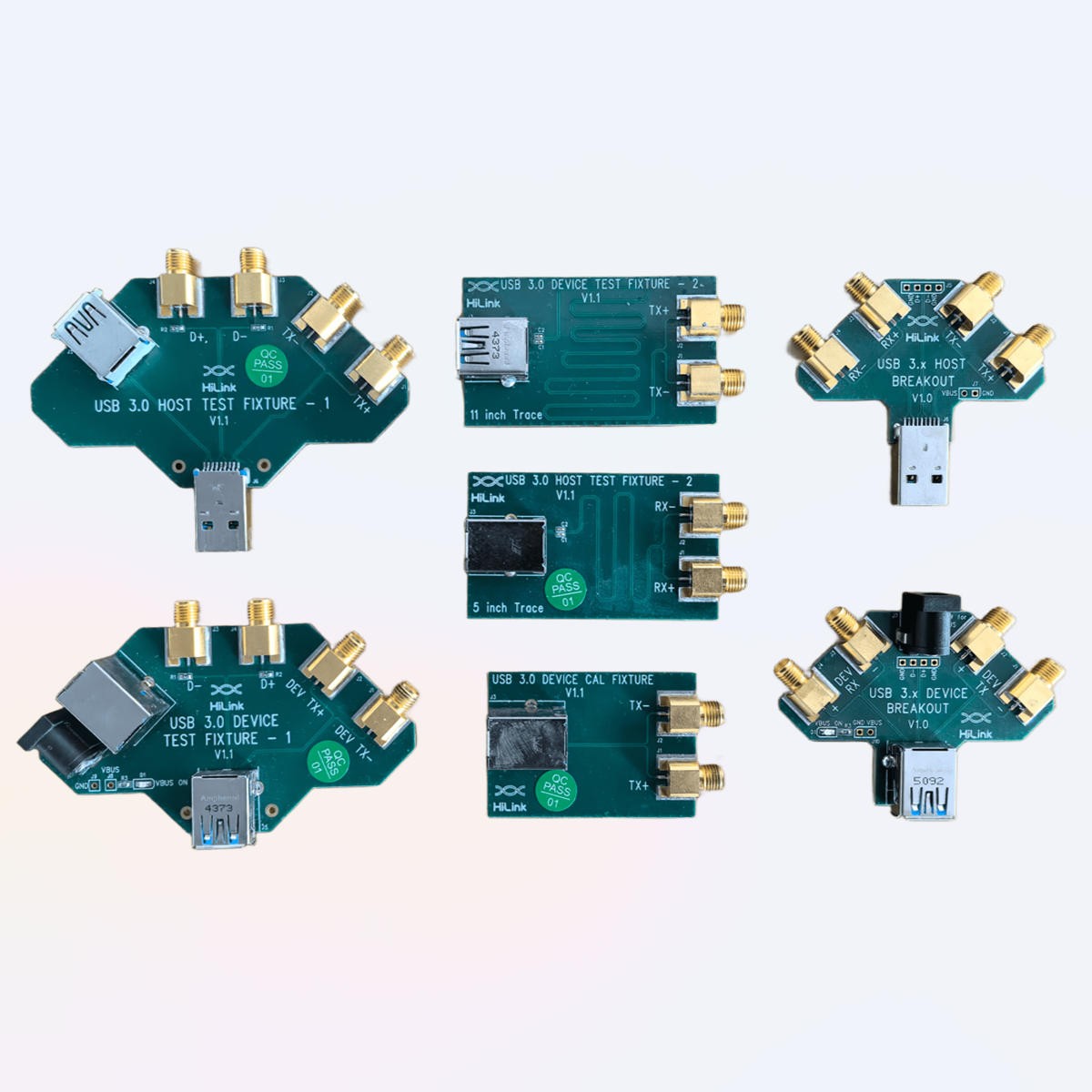 USB 3.0 A口测试夹具