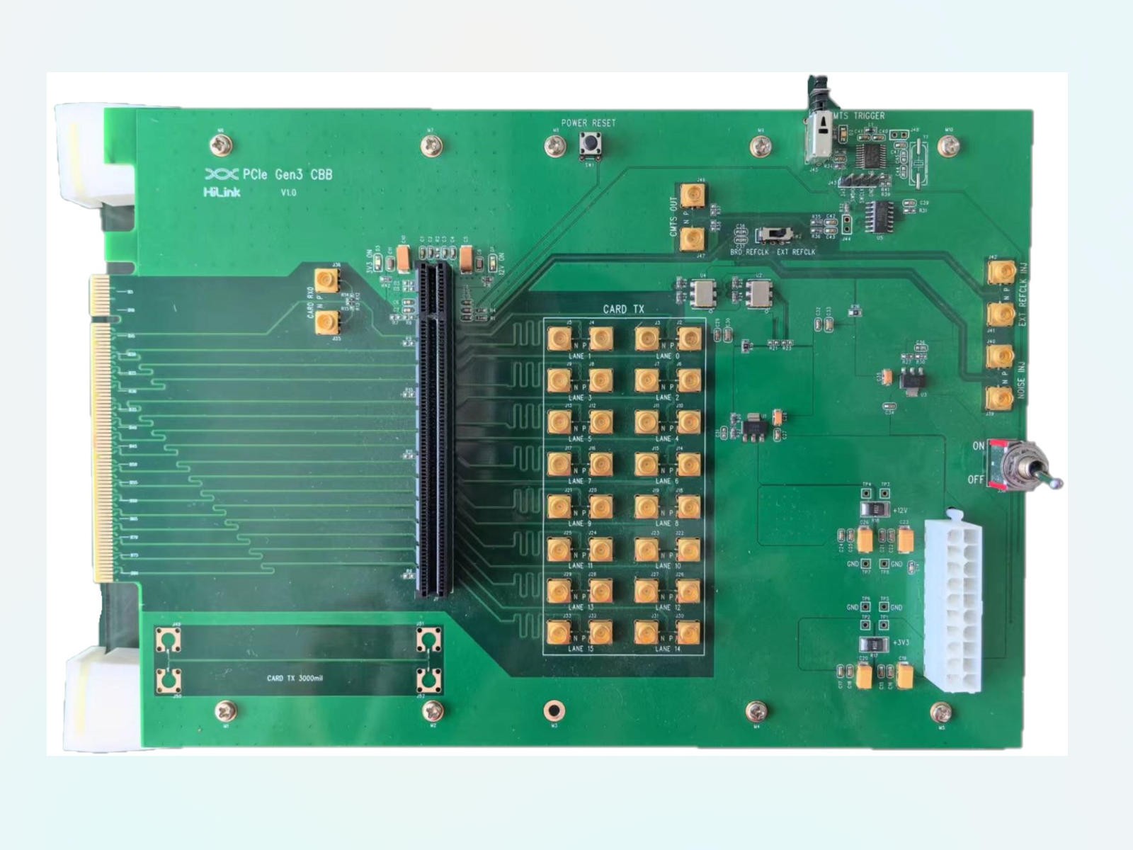 PCIE 3.0 CBB测试夹具