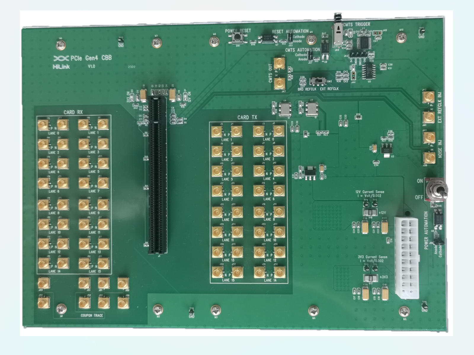 PCIE 4.0 CBB测试夹具