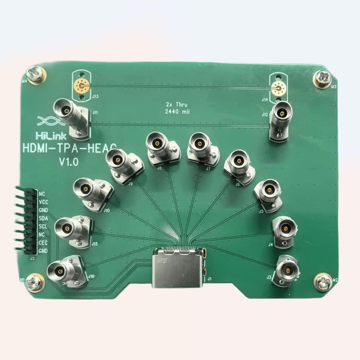 HDMI 2.1母口HEAC测试夹具