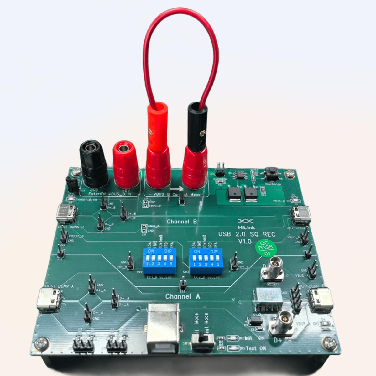 USB2.0 C口Receptacle测试夹具