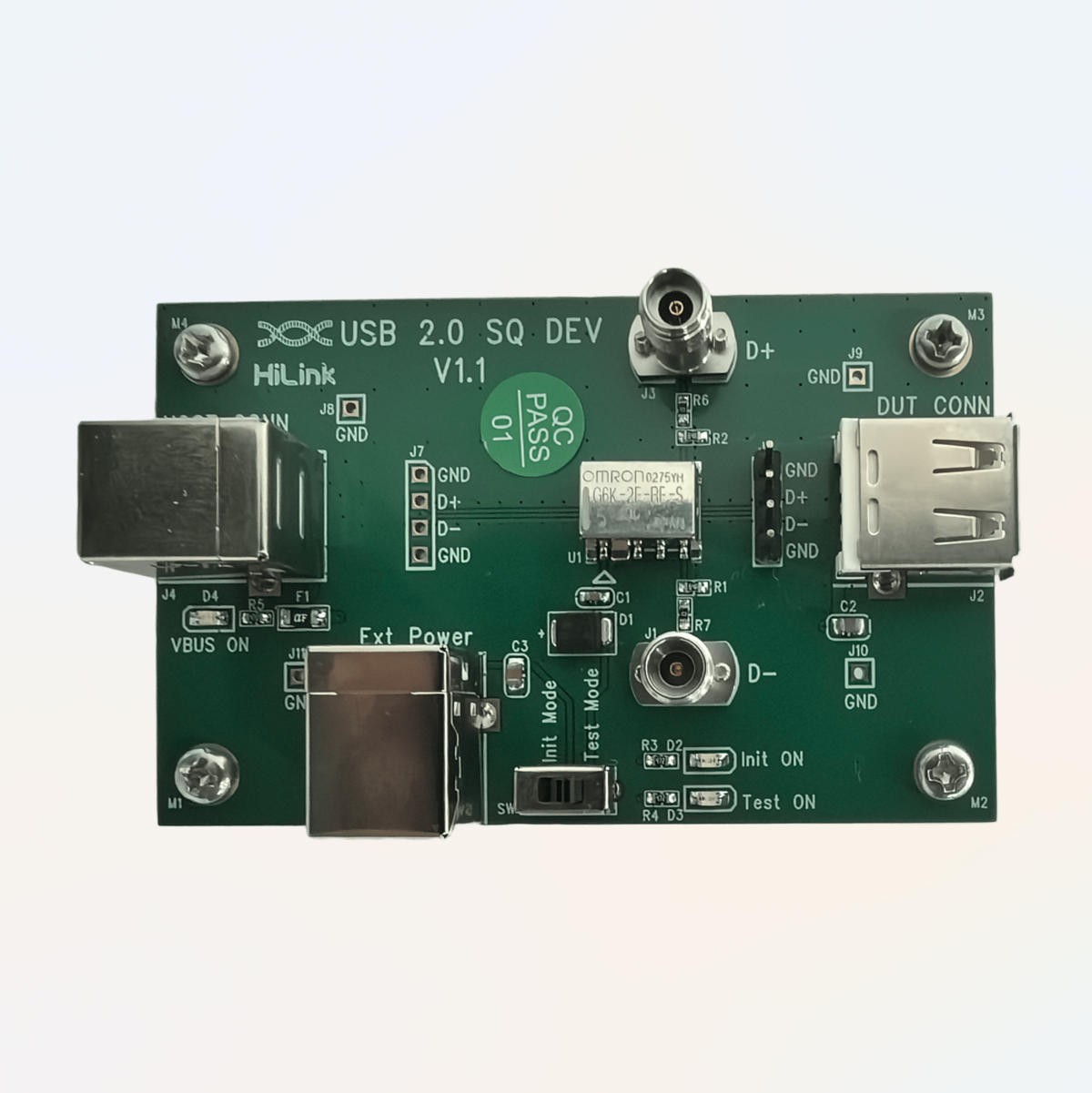 USB2.0 A口高速Device SQ测试夹具