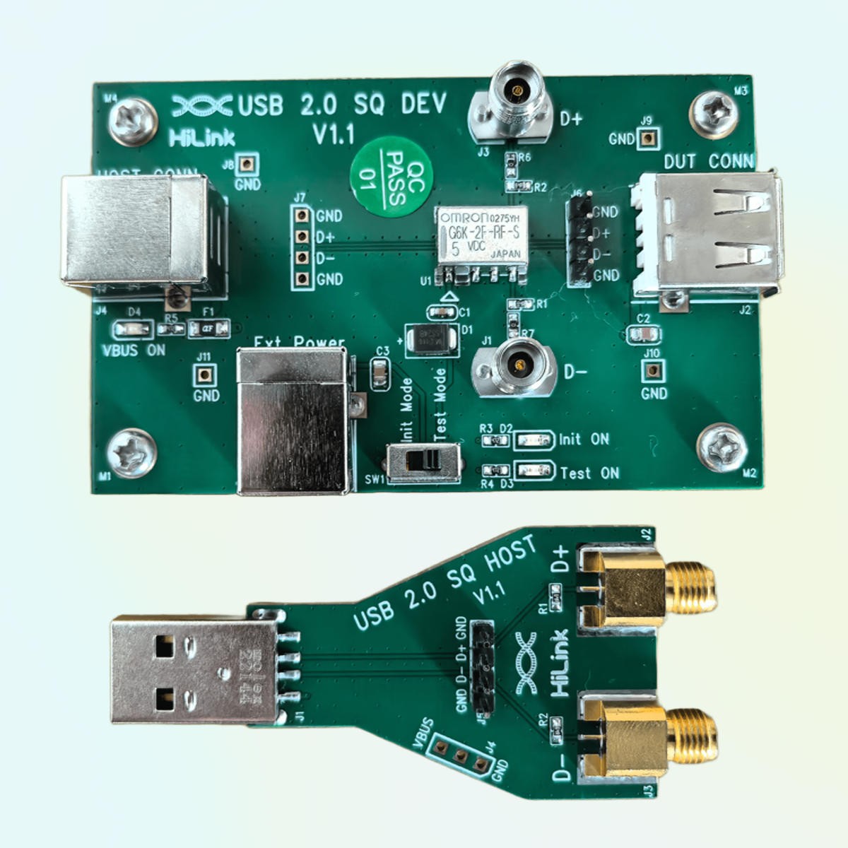 USB2.0 A口高速SQ测试夹具套装