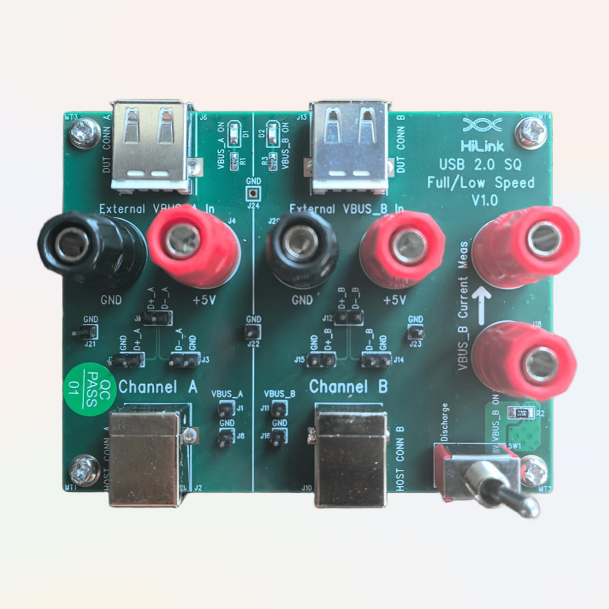 USB2.0 A口全速/低速SQ测试夹具